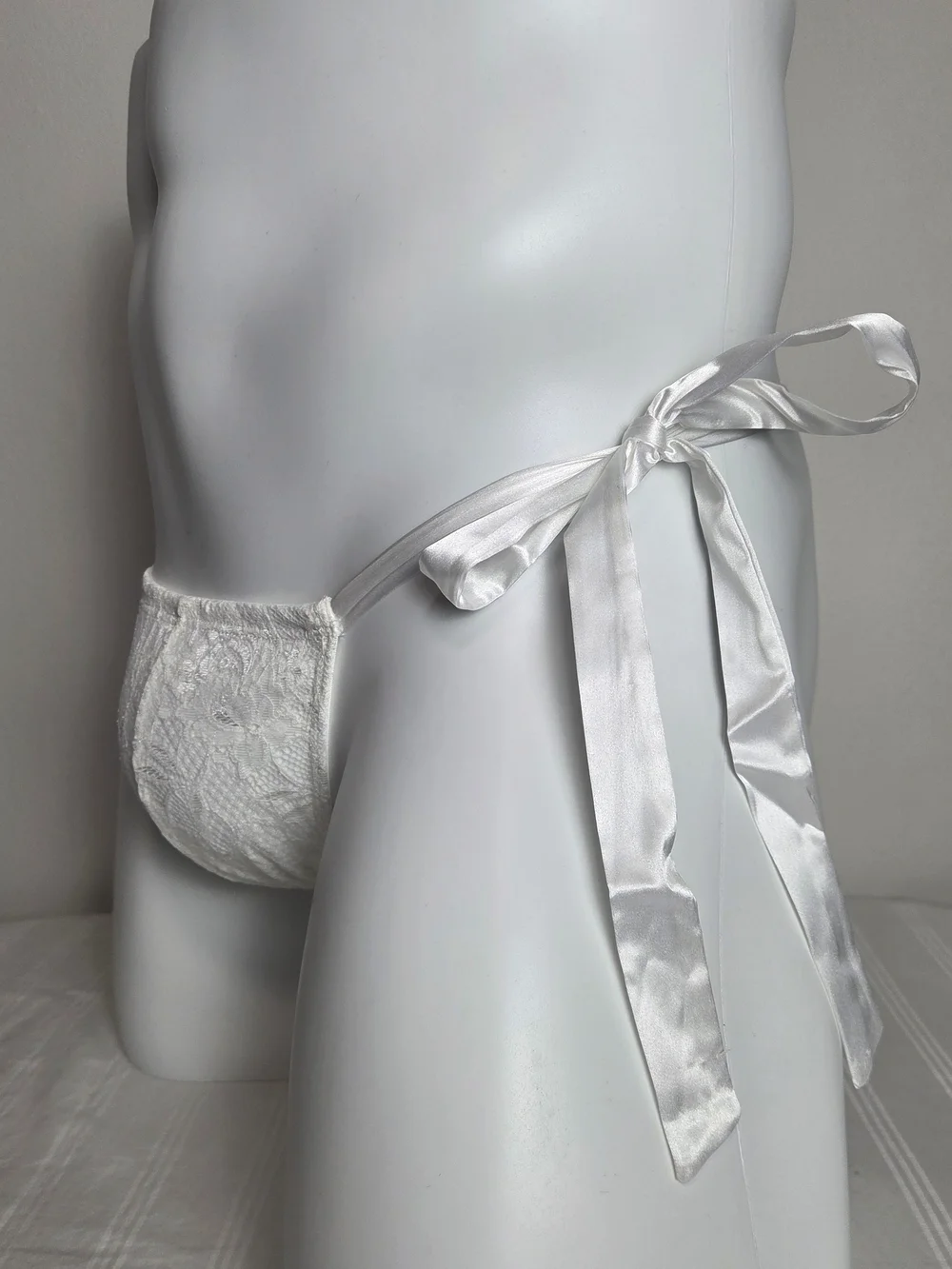 Cosabella White Tie-Side Brief